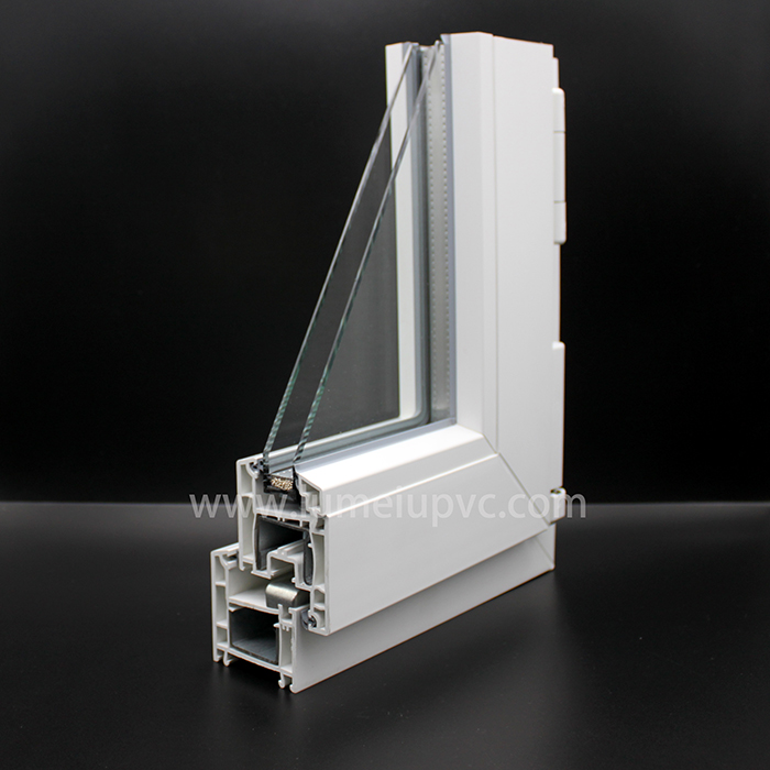 Profil PVC / UPVC résistant aux UV sans UV pour les fenêtres et les portes