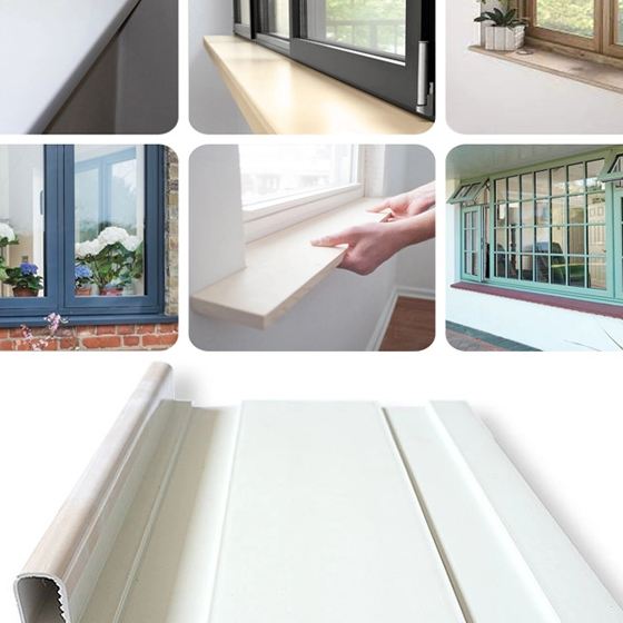 Fenêtre blanche PVC PVC Vinyle Sill