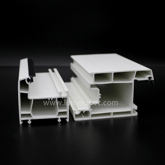 COEXTRUES ASA / PVC Profils en PVC blanc coloré blanc coloré