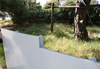 Panneaux de clôture en gros de l'escrime en PVC durable blanc