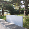 Panneaux de clôture composite en PVC éco-plastique