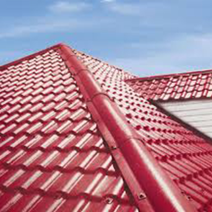 Matériau de toiture étanche PVC Résine ASA Tile de toit