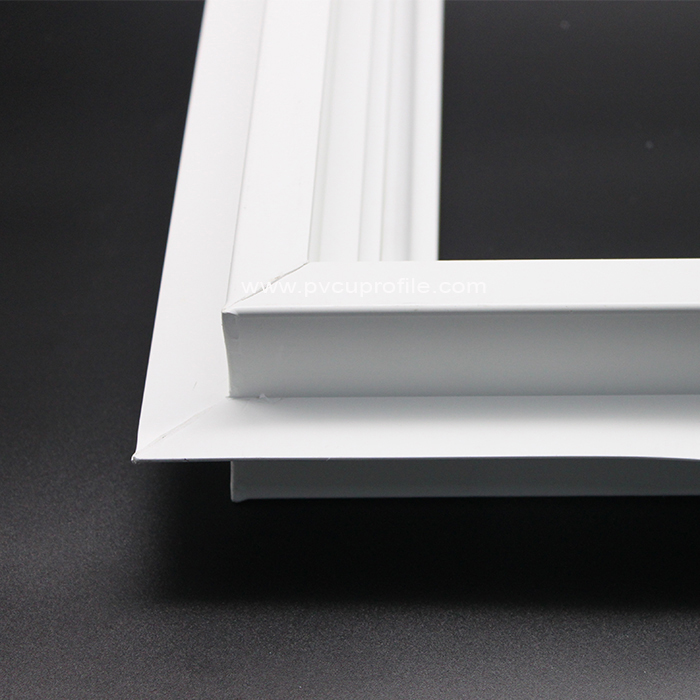 Fenêtre en vinyle suspendu, fenêtre en PVC de style américain propre profil de marque upvc de marque