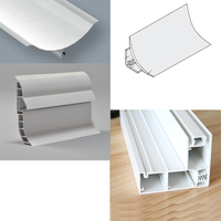 Profils de PVC pour les portes de la chambre froide Portes Profils hygiéniques UPVC pour le système de réfrigération