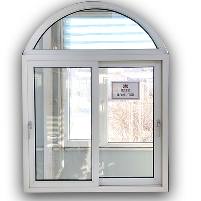Utilitaire de verre double isolée Vinyle simple fenêtre coulissante avec des grilles