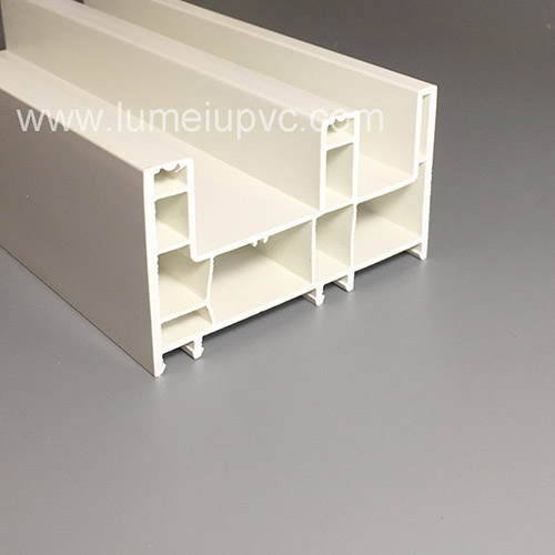 Profils UPVC de porte-fenêtre coulissante en PVC de 88 mm
