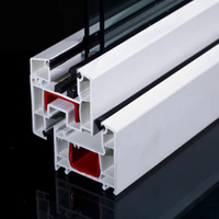 Profil en plastique PVC pour fenêtres et portes Profils UPVC de couleur blanche à haute protection UV