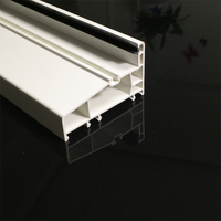Protection UV Extrusion en plastique PVC / UPVC Matières de construction personnalisées Profils extrudés 80 mm