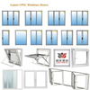 Profils de cadre de fenêtre UPVC Profil de fenêtre en PVC